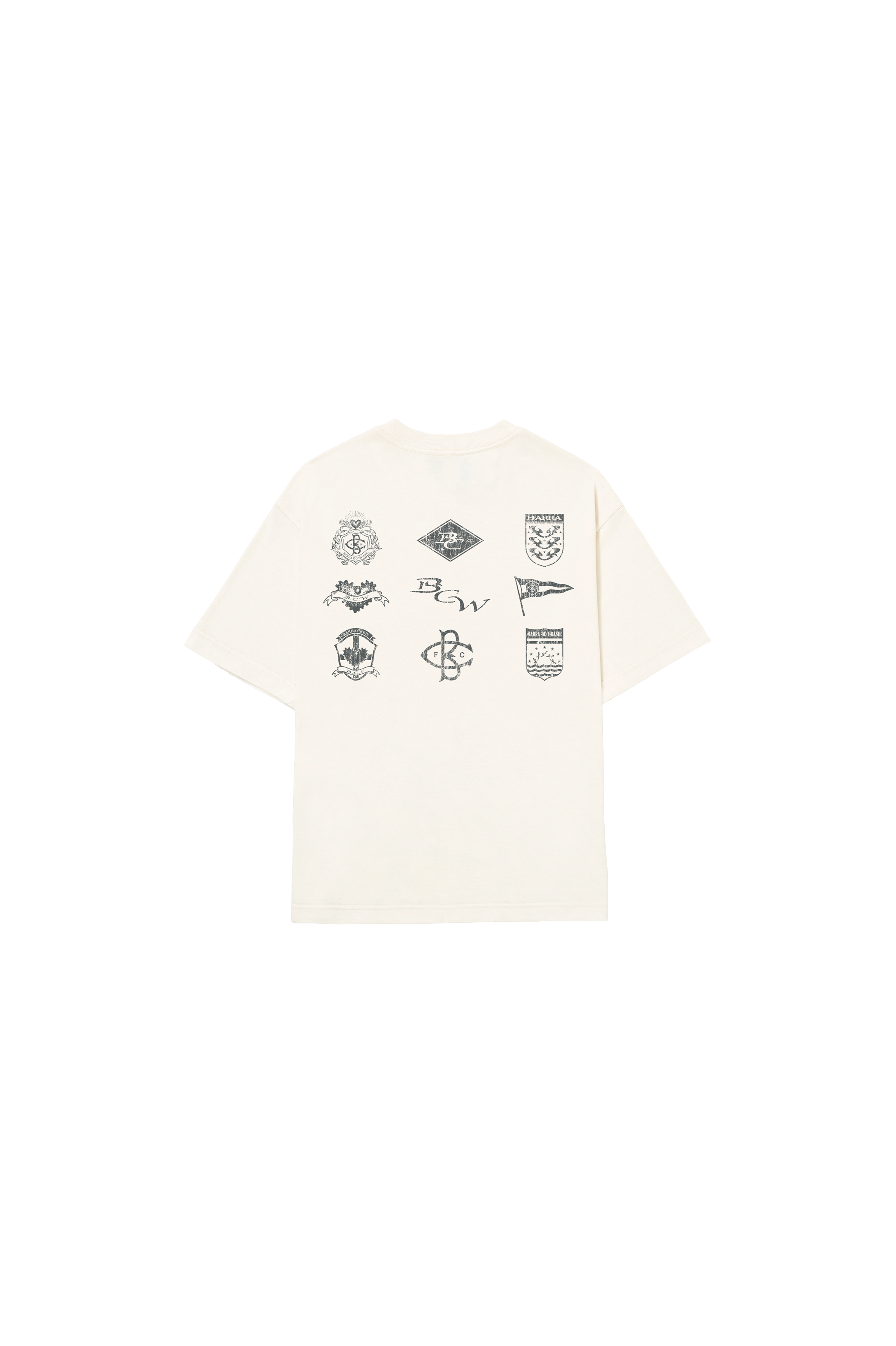 Camiseta "Bandeiras" Off White