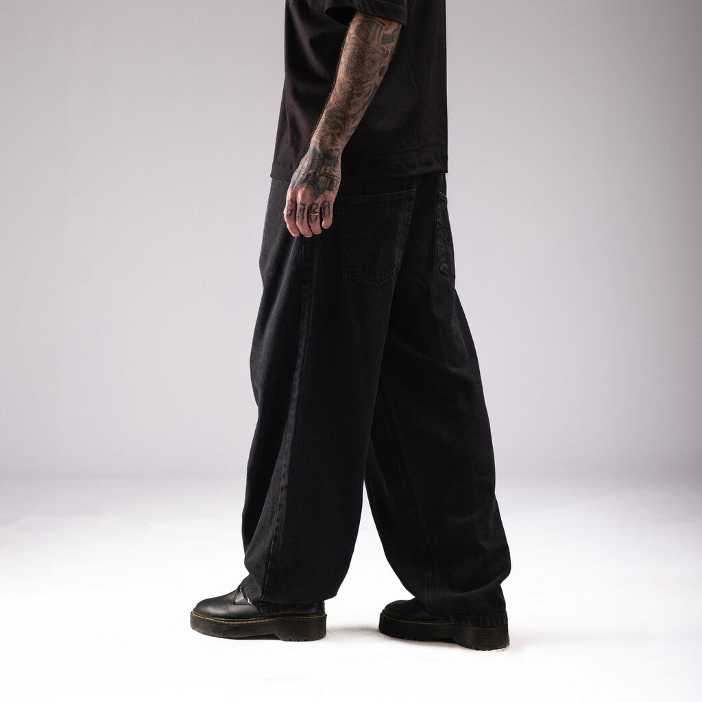 Black Baggy Jeans - TANABASE