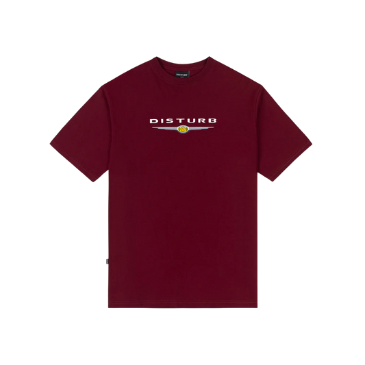 300C T-Shirt in Burgundy – Disturb LTDA