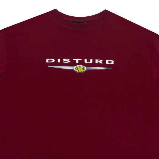 300C T-Shirt in Burgundy – Disturb LTDA