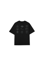 Camiseta "Bandeiras" Preta