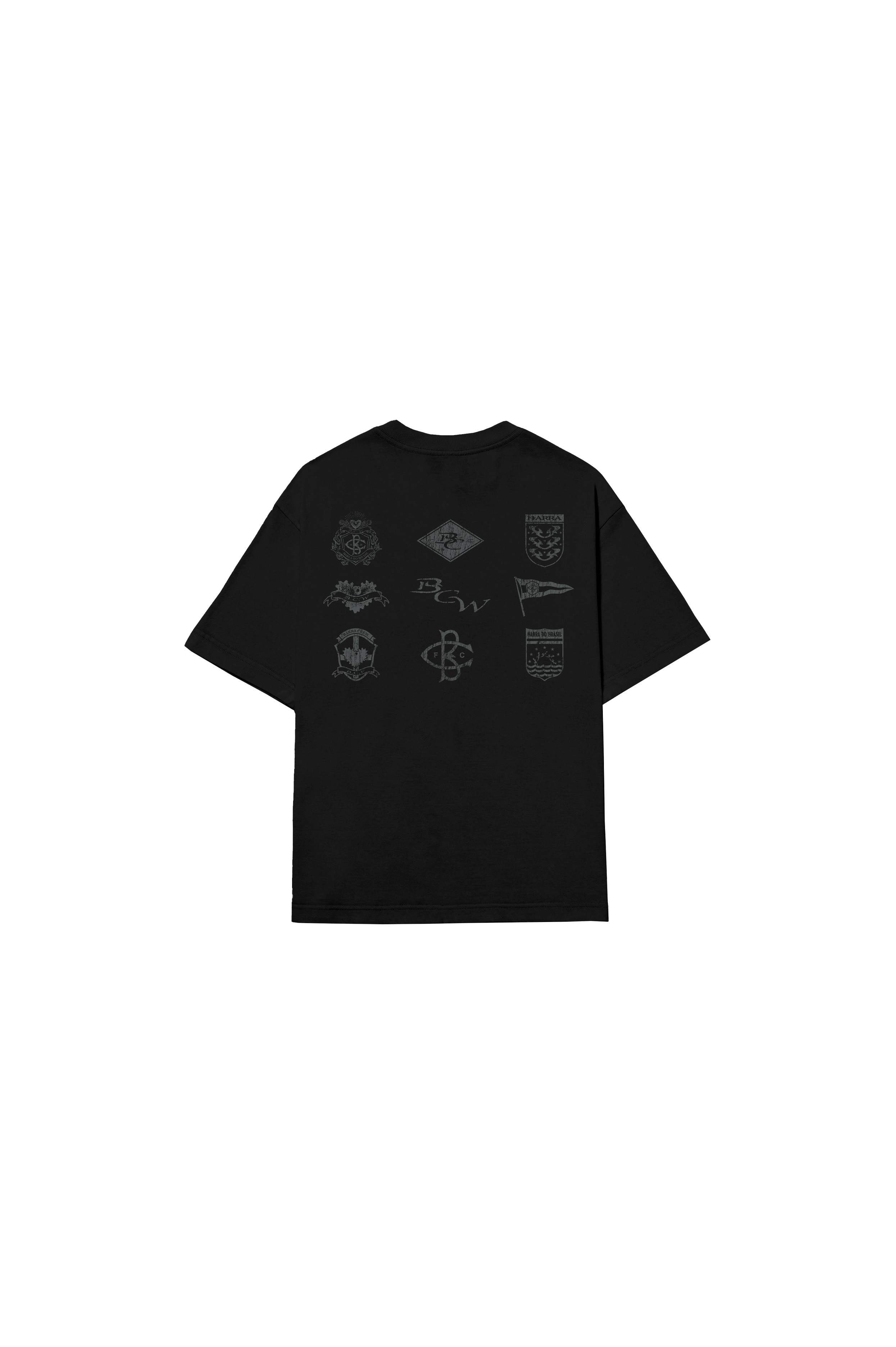 Camiseta "Bandeiras" Preta
