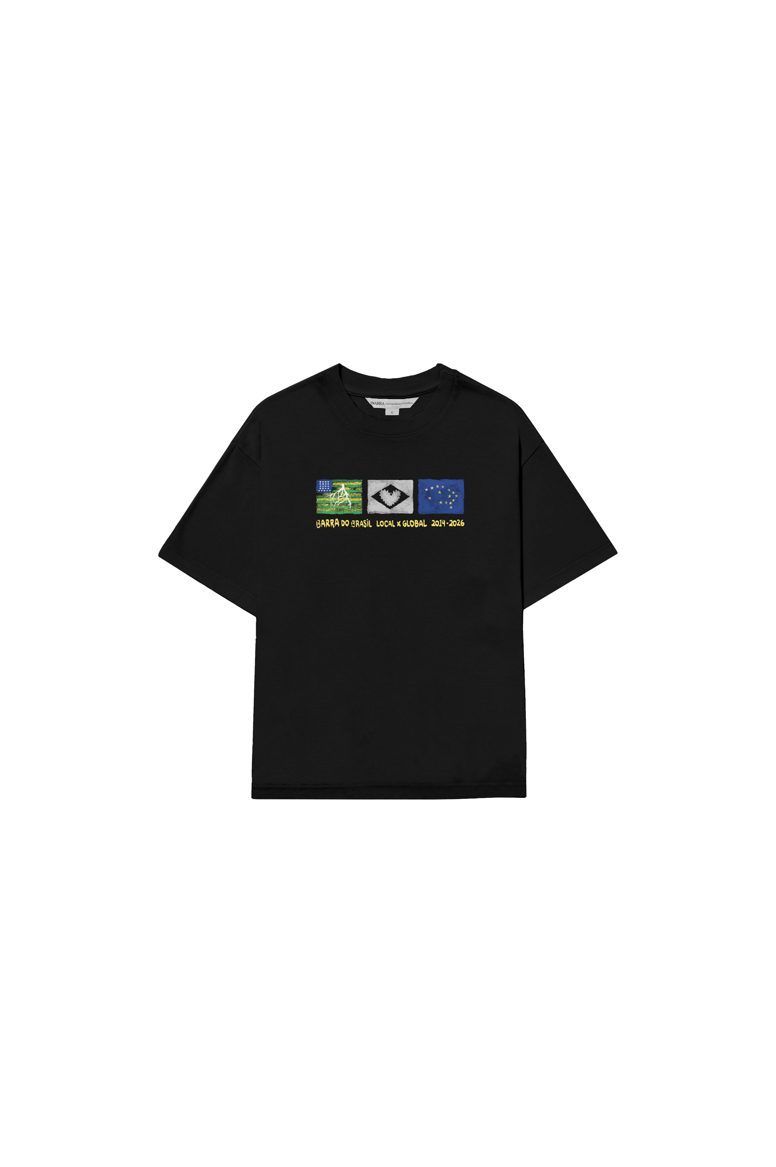 Camiseta "Iconografia" Preta