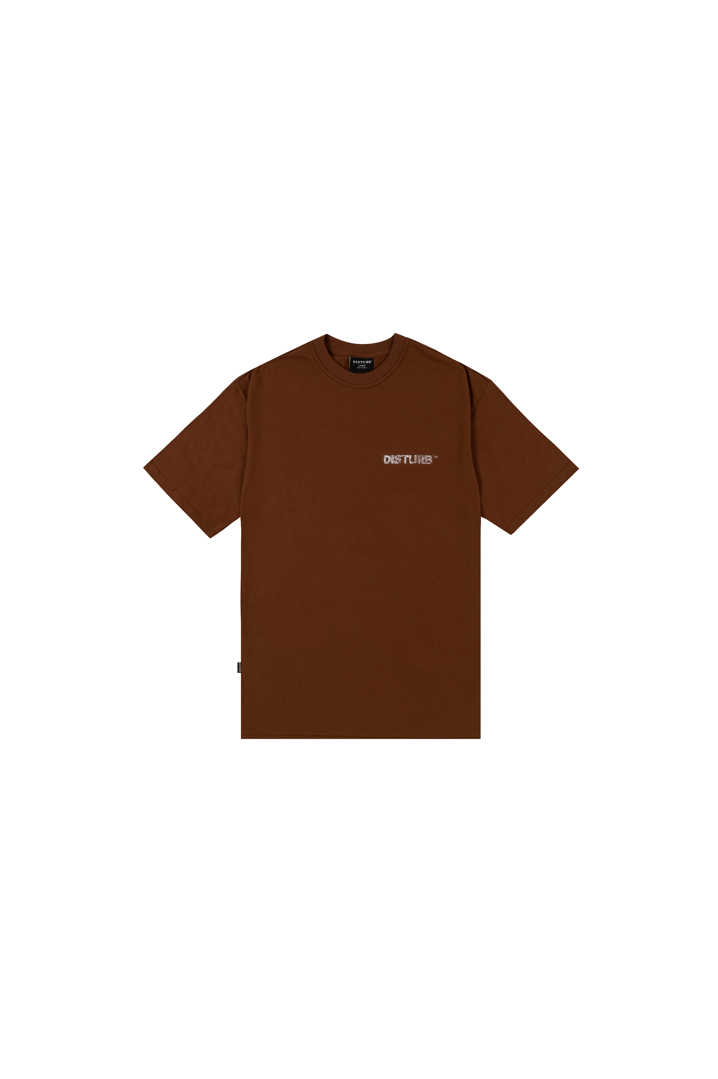 T-Shirt Built By Disturb Marrom