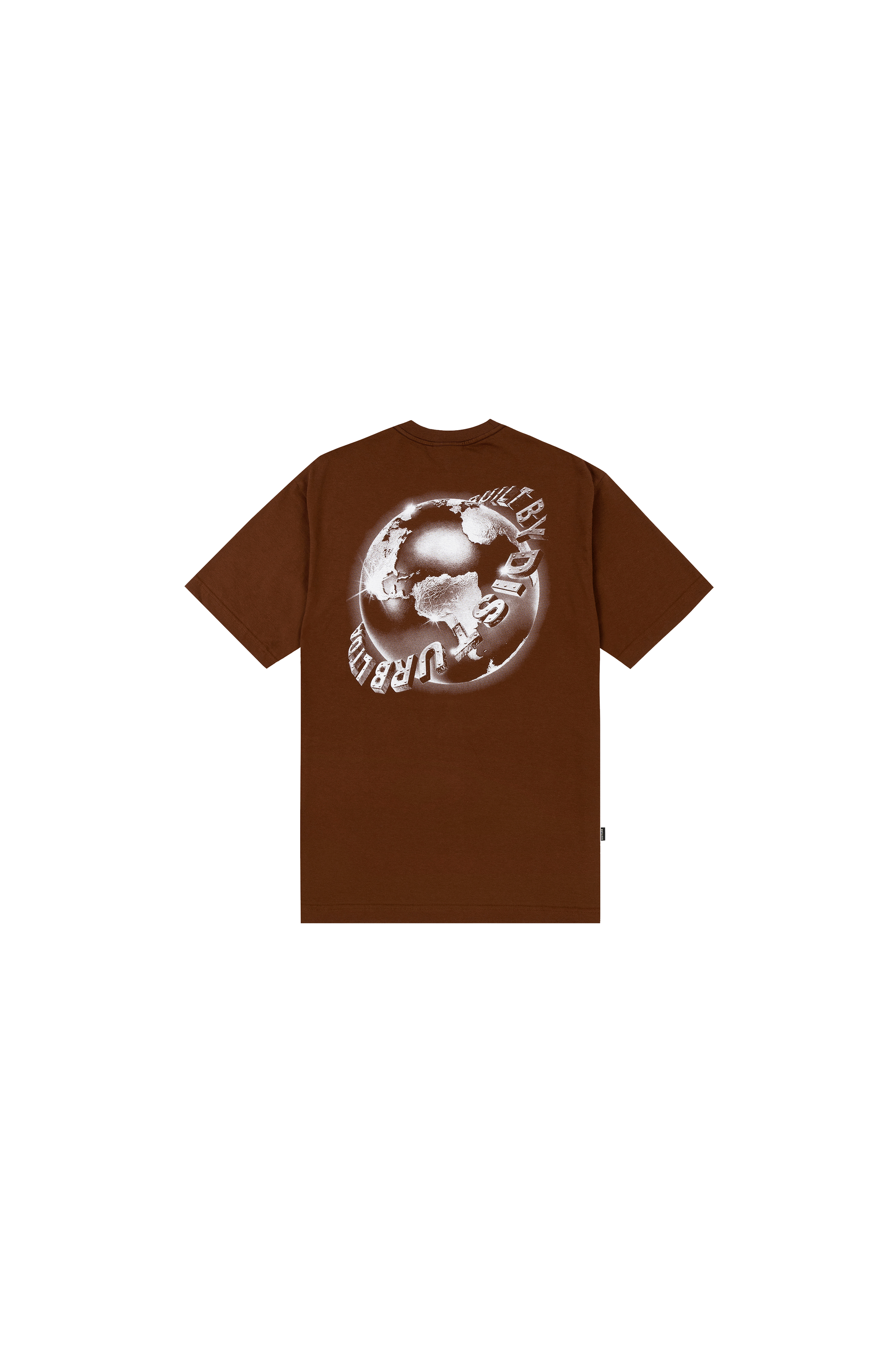 T-Shirt Built By Disturb Marrom