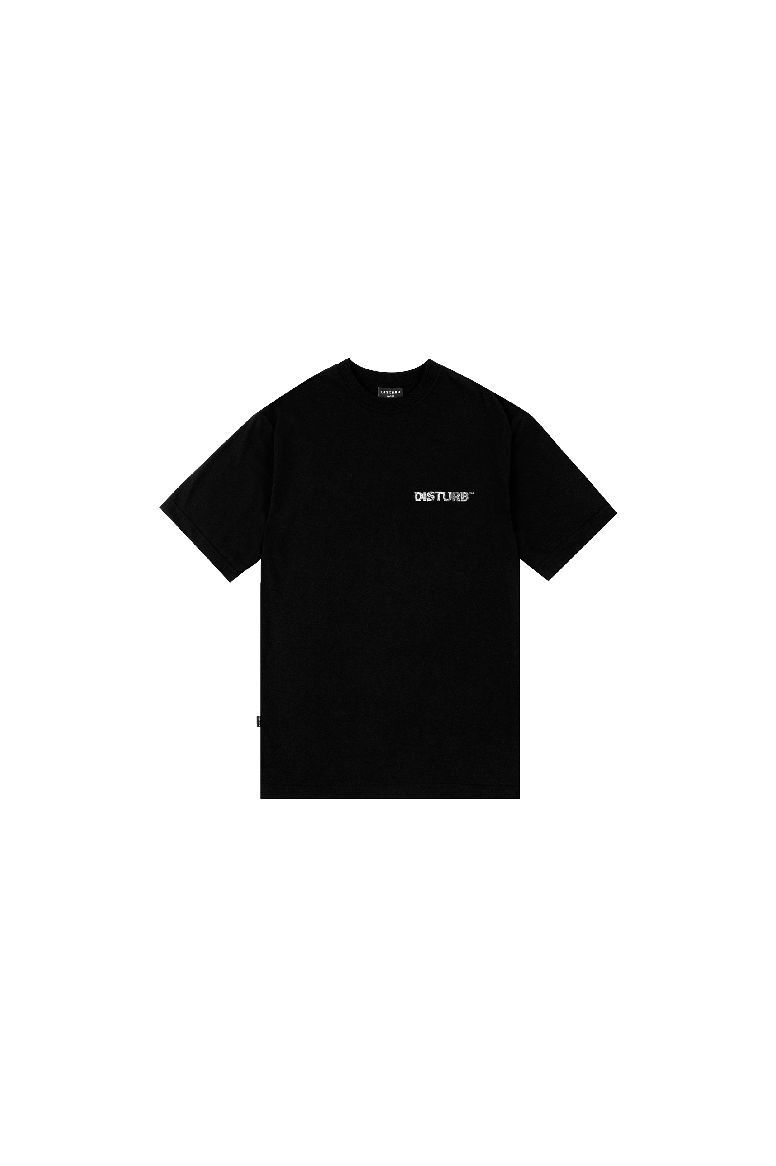 T-Shirt Built By Disturb Preto