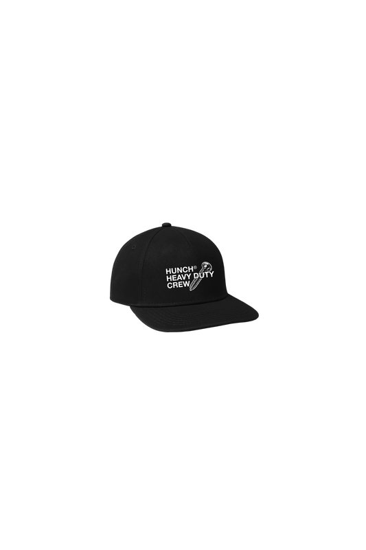 Boné 6 Panel Logo Screws Black - HUNCH