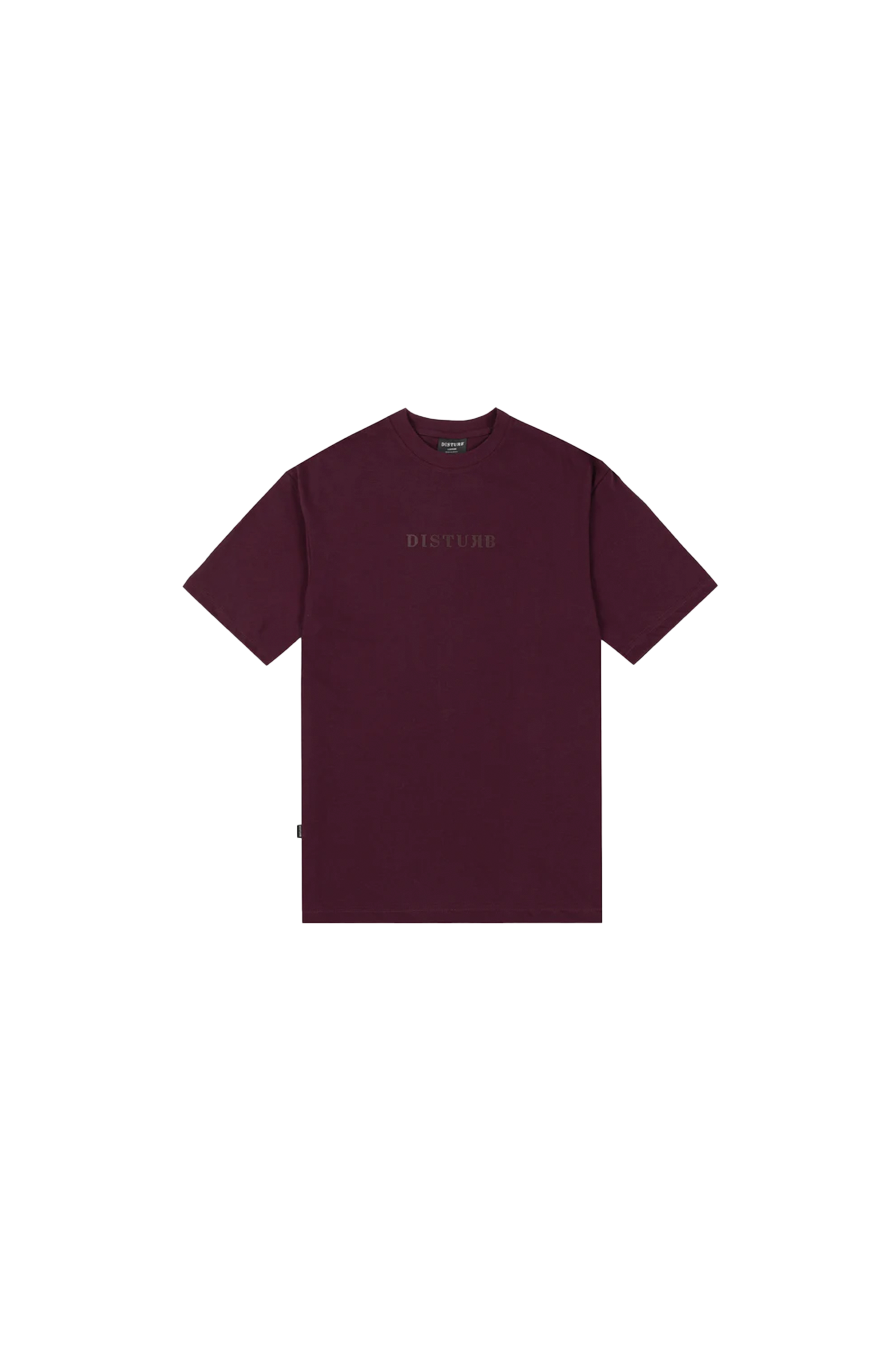 Core Logo T-Shirt Wine - DISTURB LTDA
