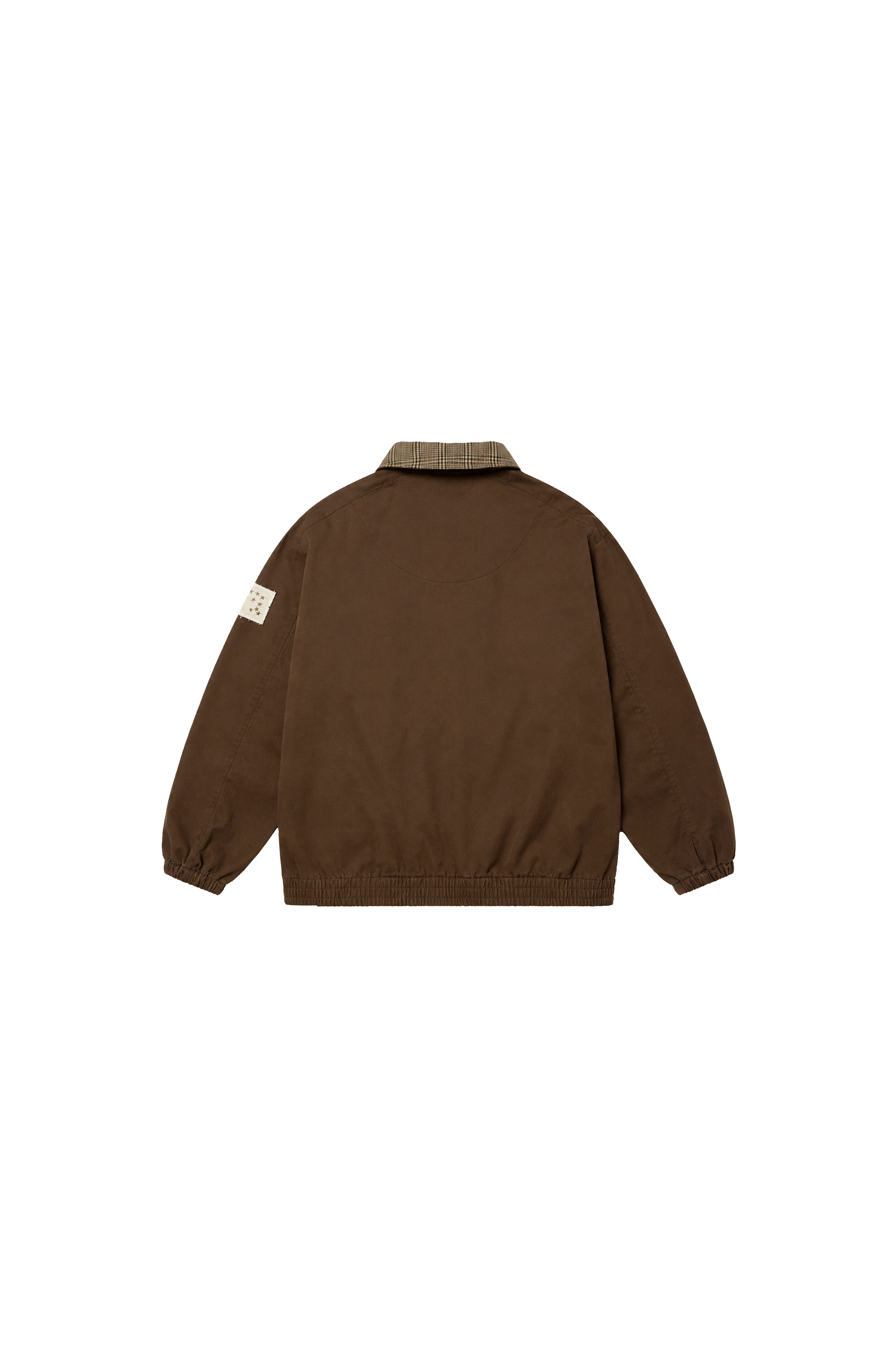 Agasalho Quarterzip "Barra Logo" Marrom