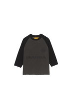 Camiseta Raglan 3/4 Grafite Estonada