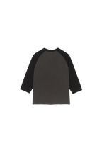 Camiseta Raglan 3/4 Grafite Estonada