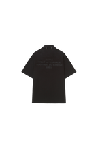 Camisa de Botão Clássica Preta