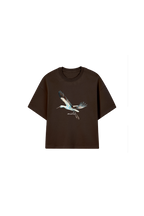 Stork T-shirt Brown - MIDAS TOUCH