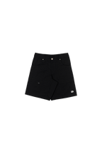 Wide Twill Shorts in Black - DISTURB LTDA