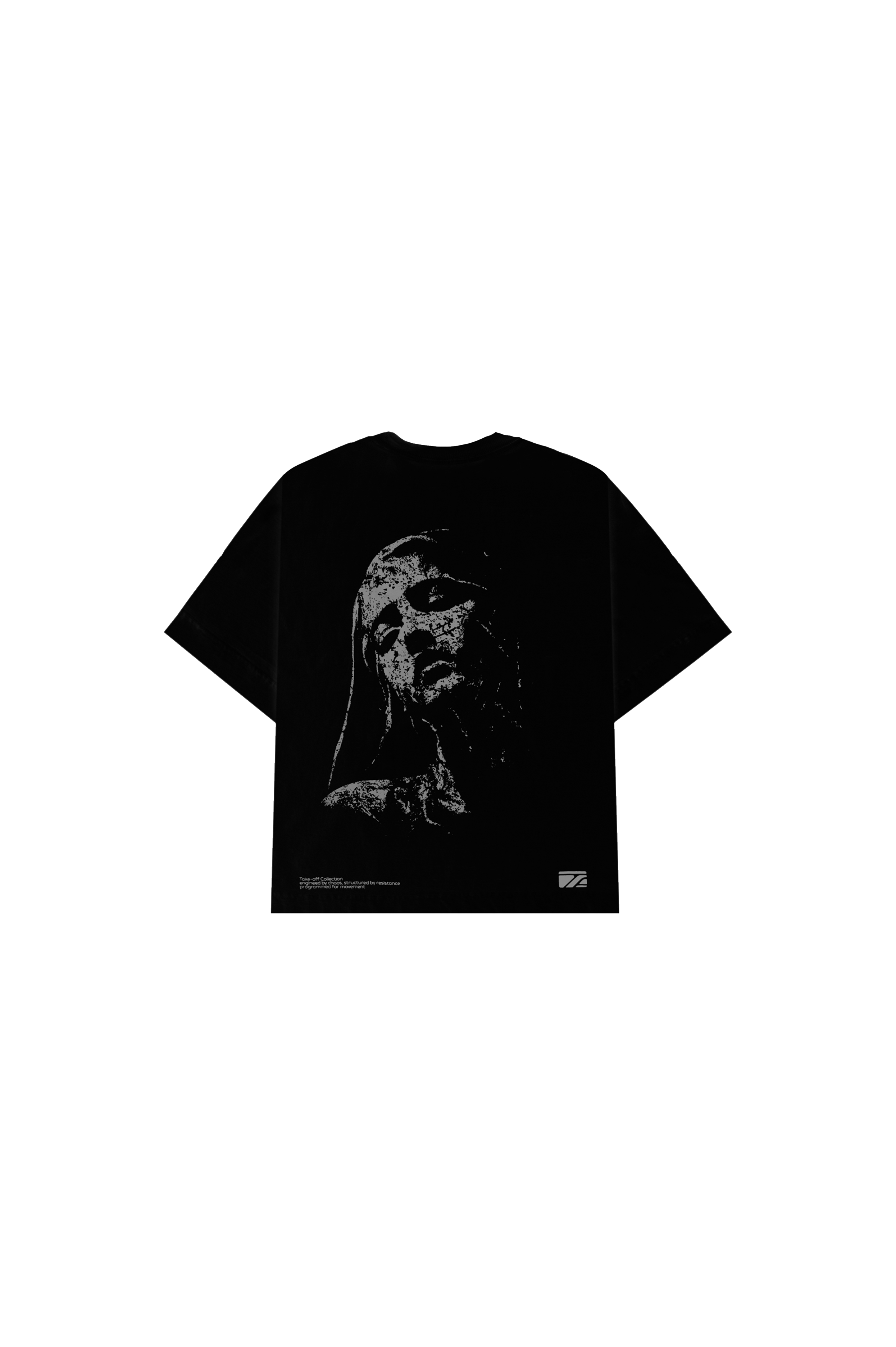 Creed Black Boxy Tee