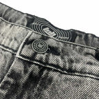 Storm Grey Baggy Jeans - TANABASE
