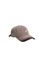 Boné Six Panel "Jateado" Xadrez