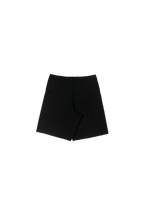 Wide Twill Shorts in Black - DISTURB LTDA