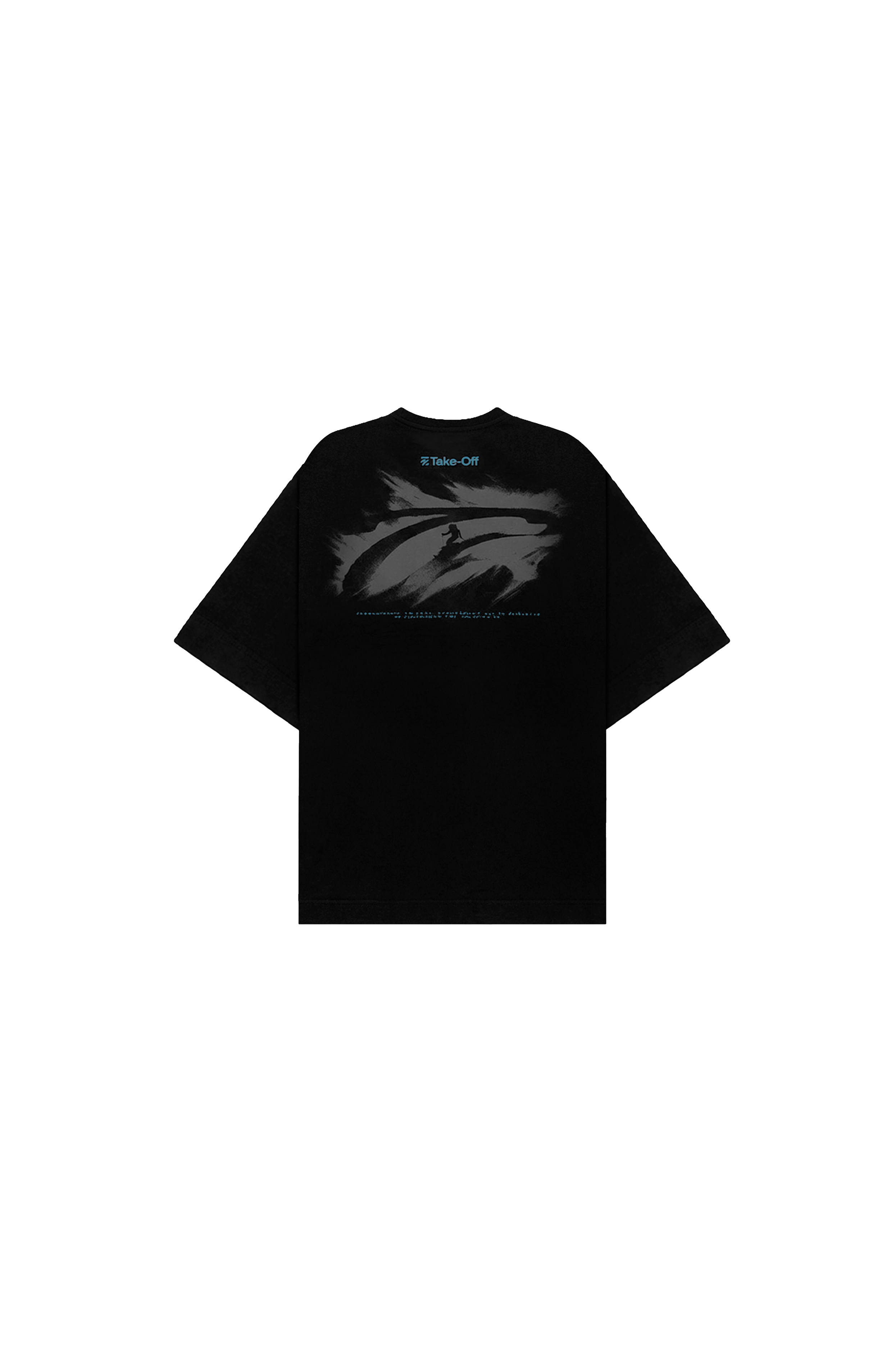 Snowfield Black Tee