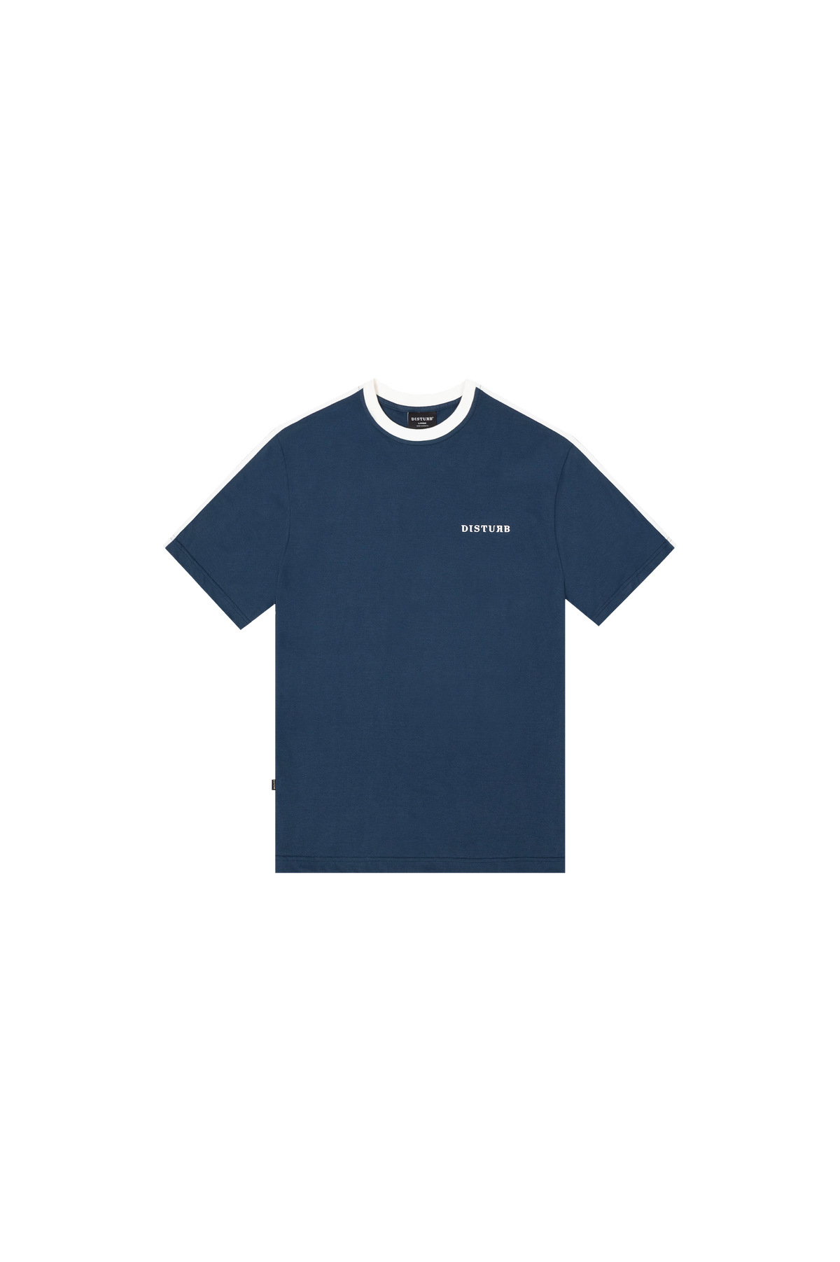 T-shirt Logo Shoulder Line Azul Marinho