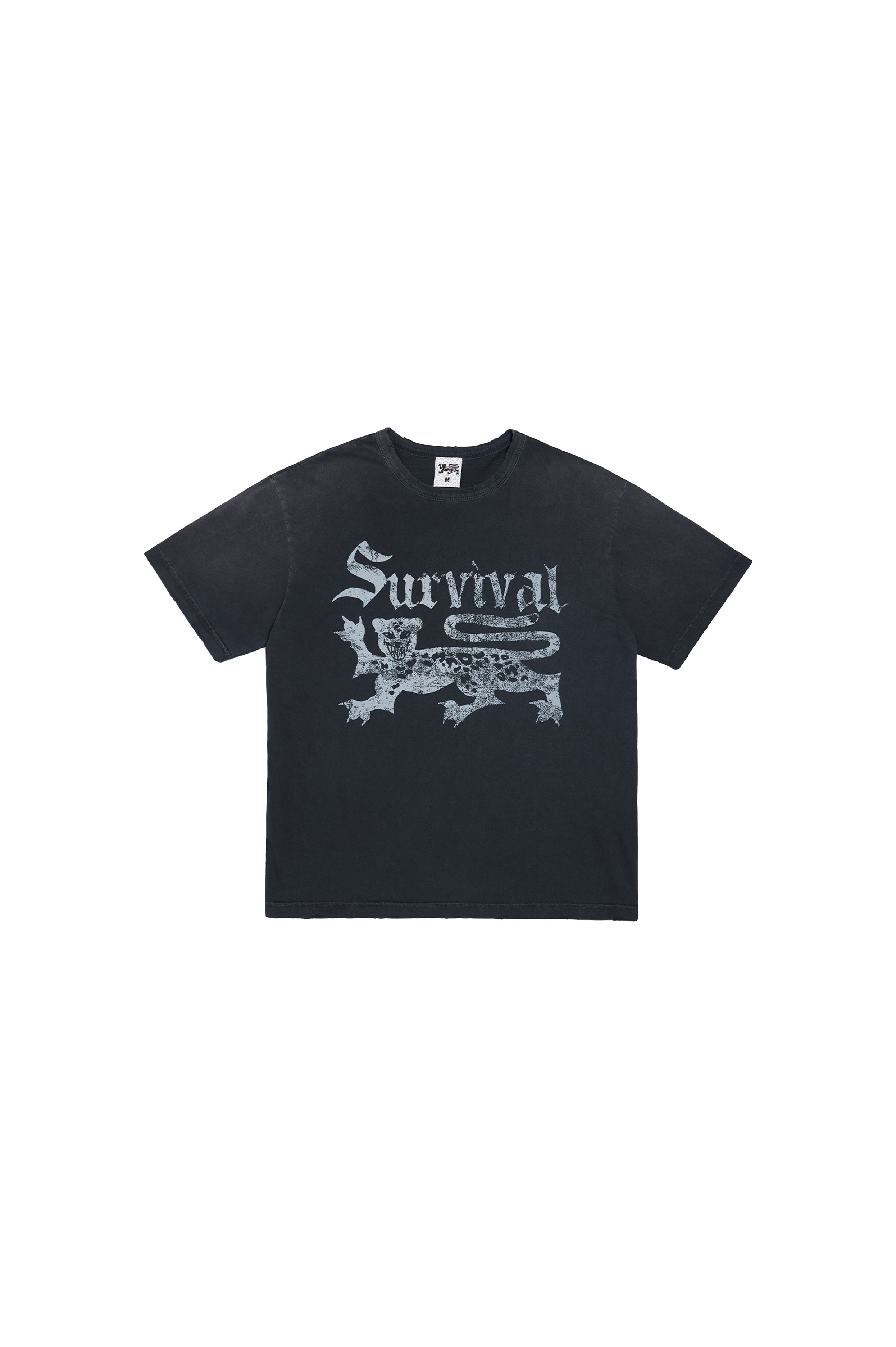 Camiseta Logo Destroyed Chumbo - SURVIVAL ENERGY