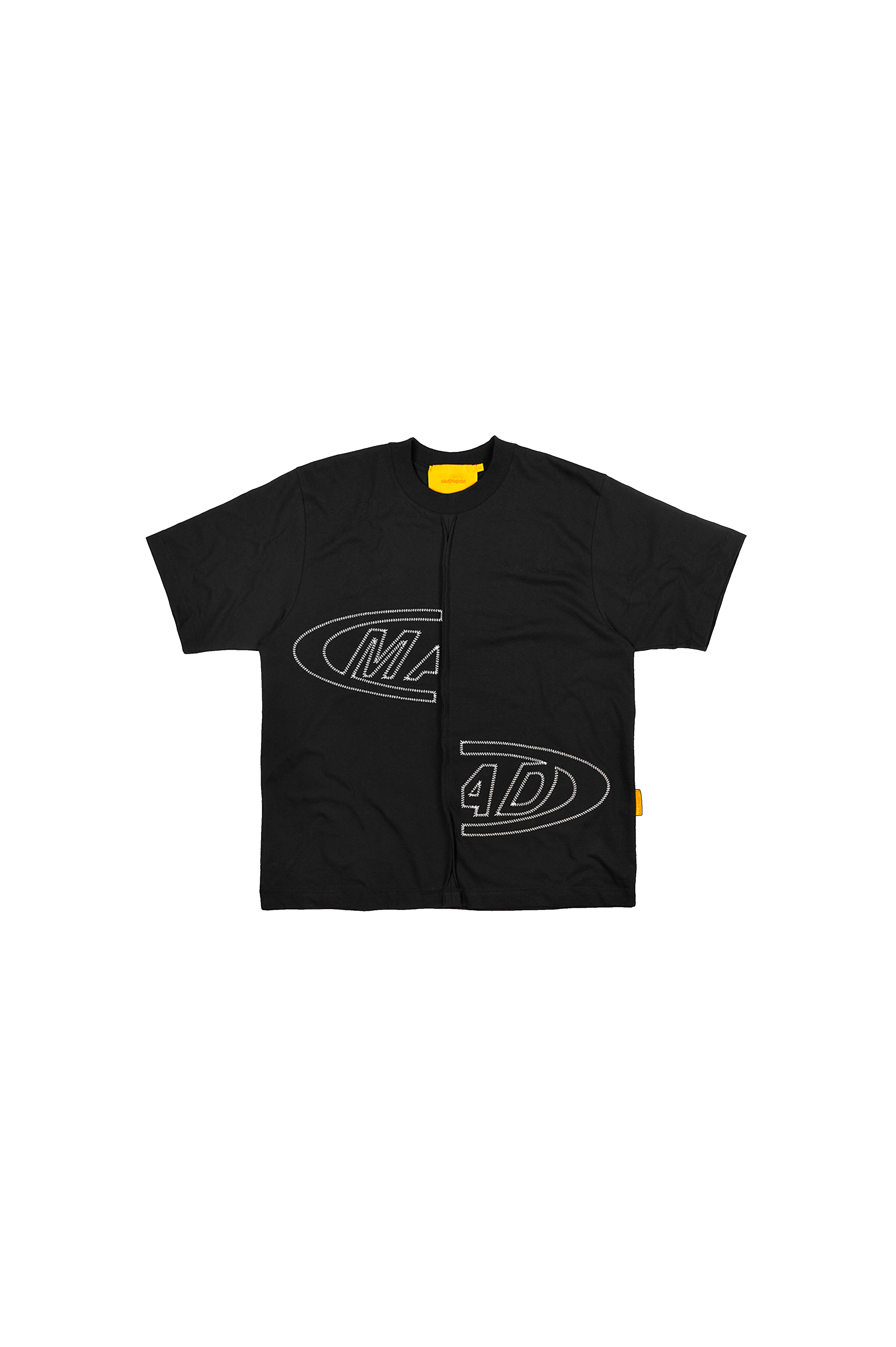 Camiseta Portal Bordada Preta - MAD ENLATADOS