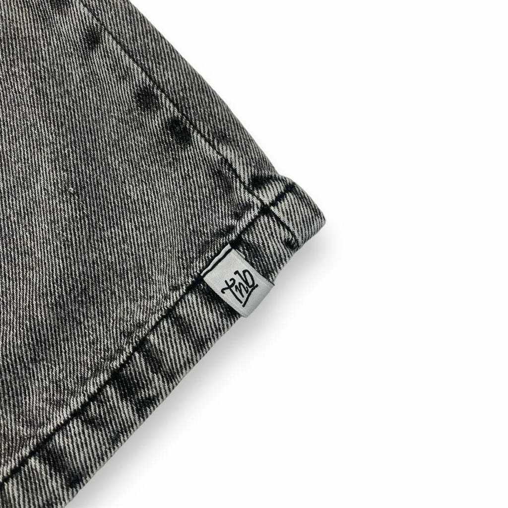 Storm Grey Baggy Jeans - TANABASE