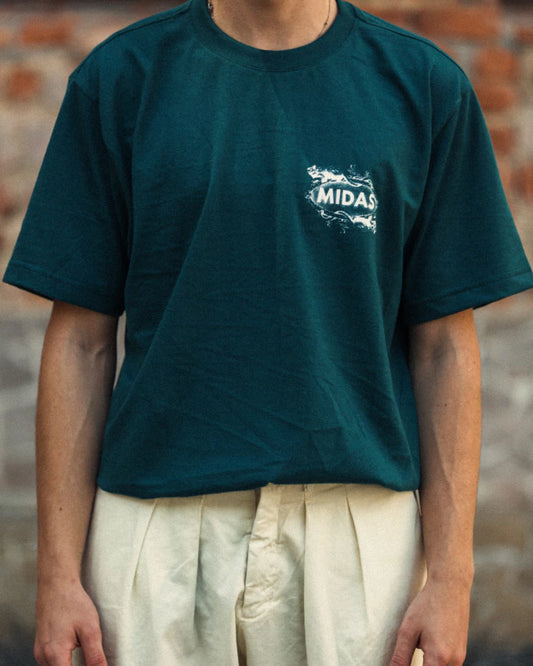 Basic Sculpture T-shirt Verde - MIDAS TOUCH