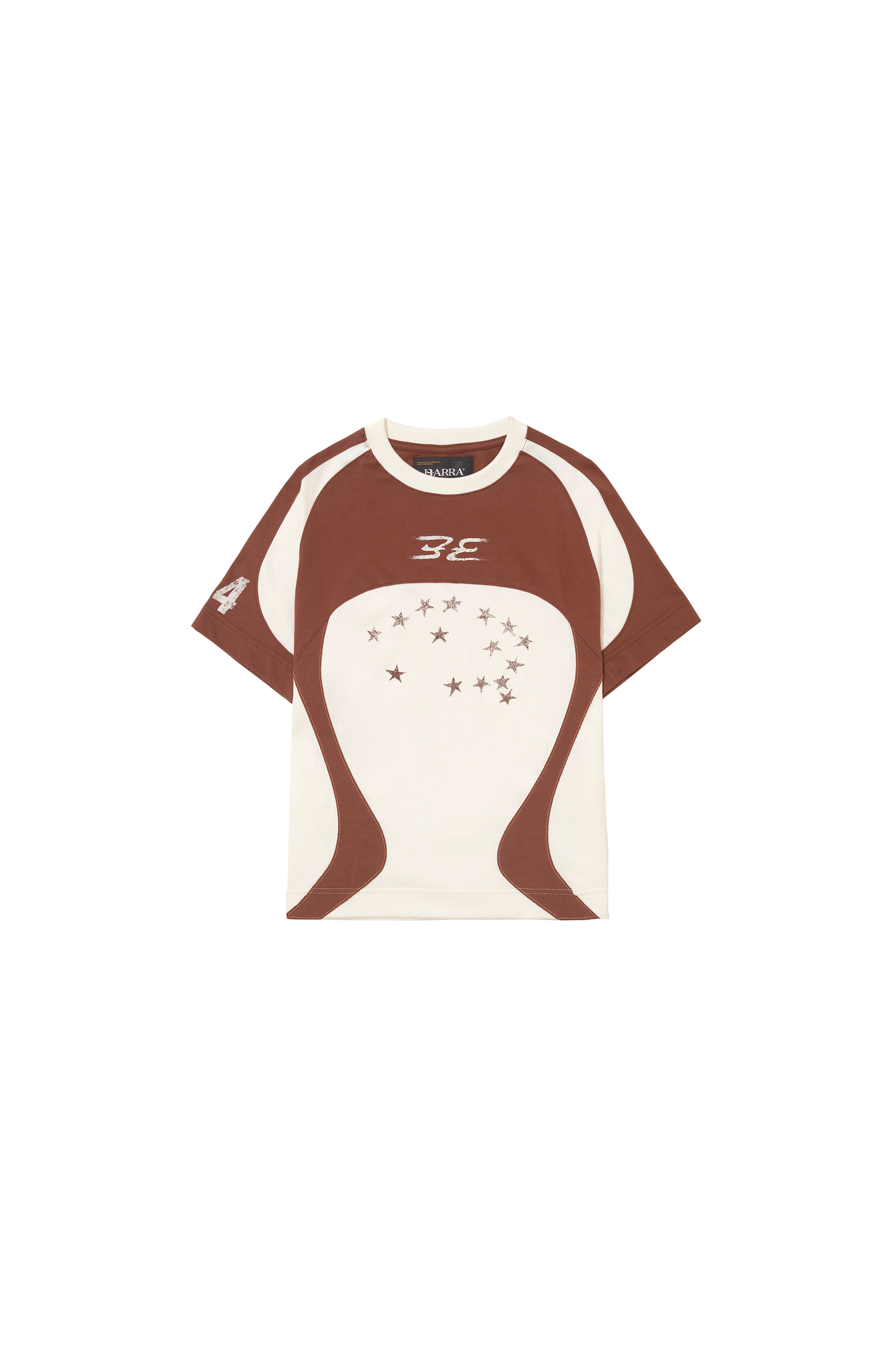 Camiseta Recortada "Constelação" Off White - BARRA