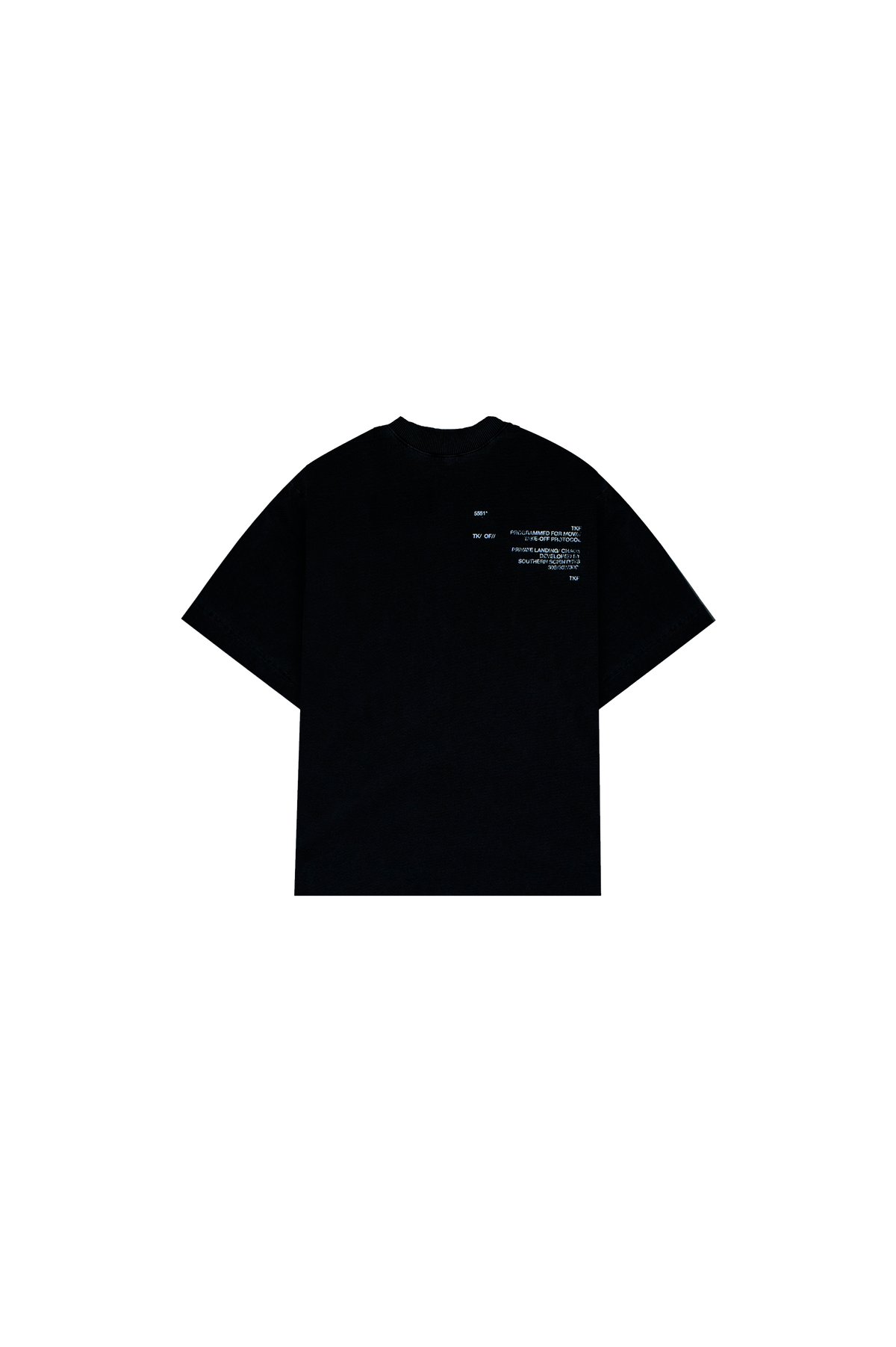Sketch Black Boxy Tee