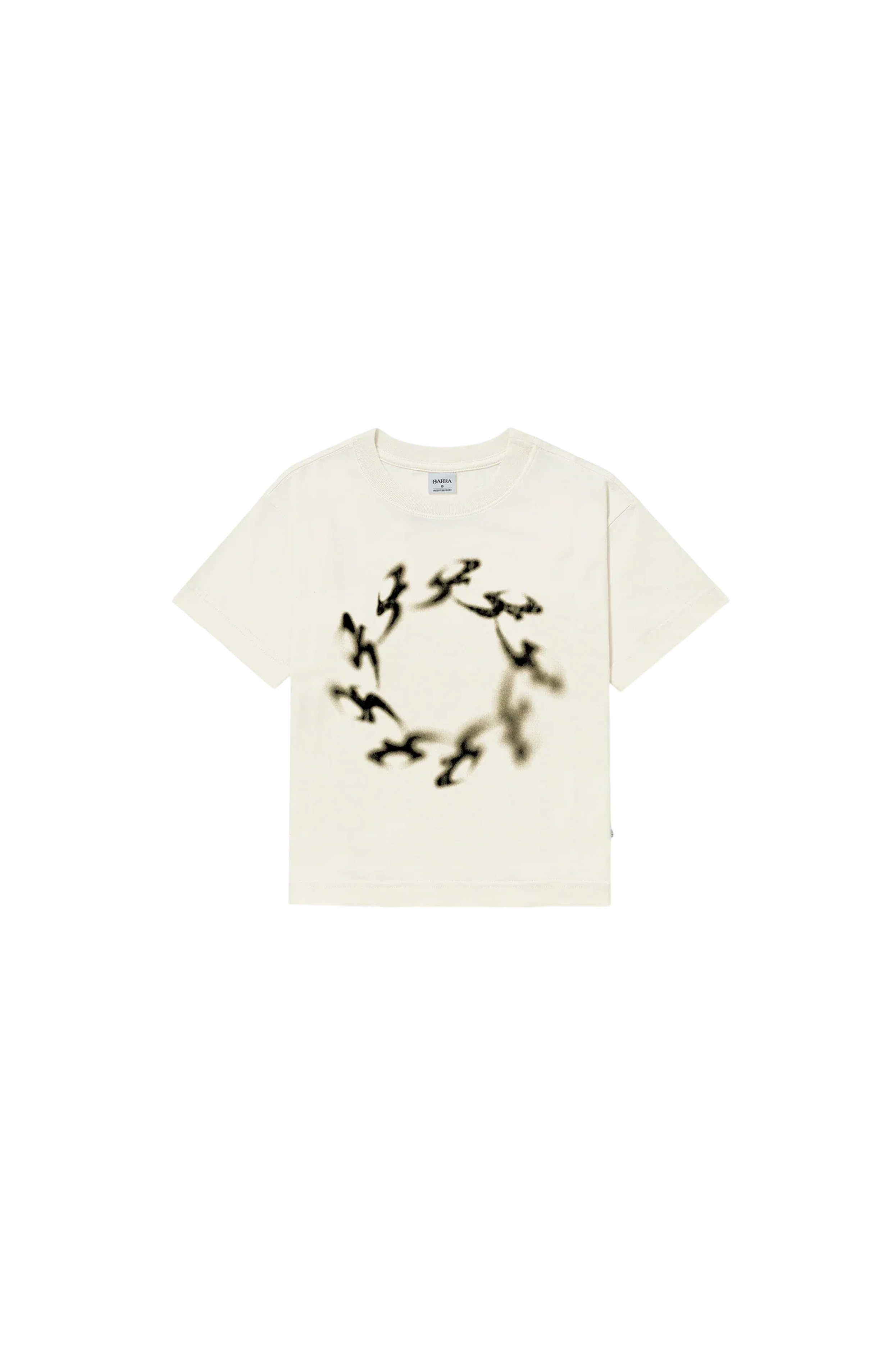 Baby Tee "B Tribal Espectro" Off White - BARRA