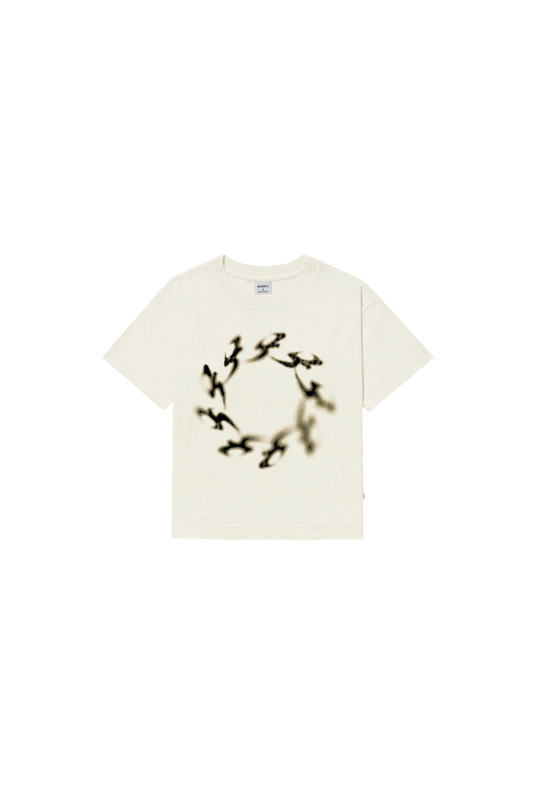 Baby Tee "B Tribal Espectro" Off White - BARRA