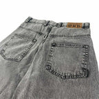 Storm Grey Baggy Jeans - TANABASE