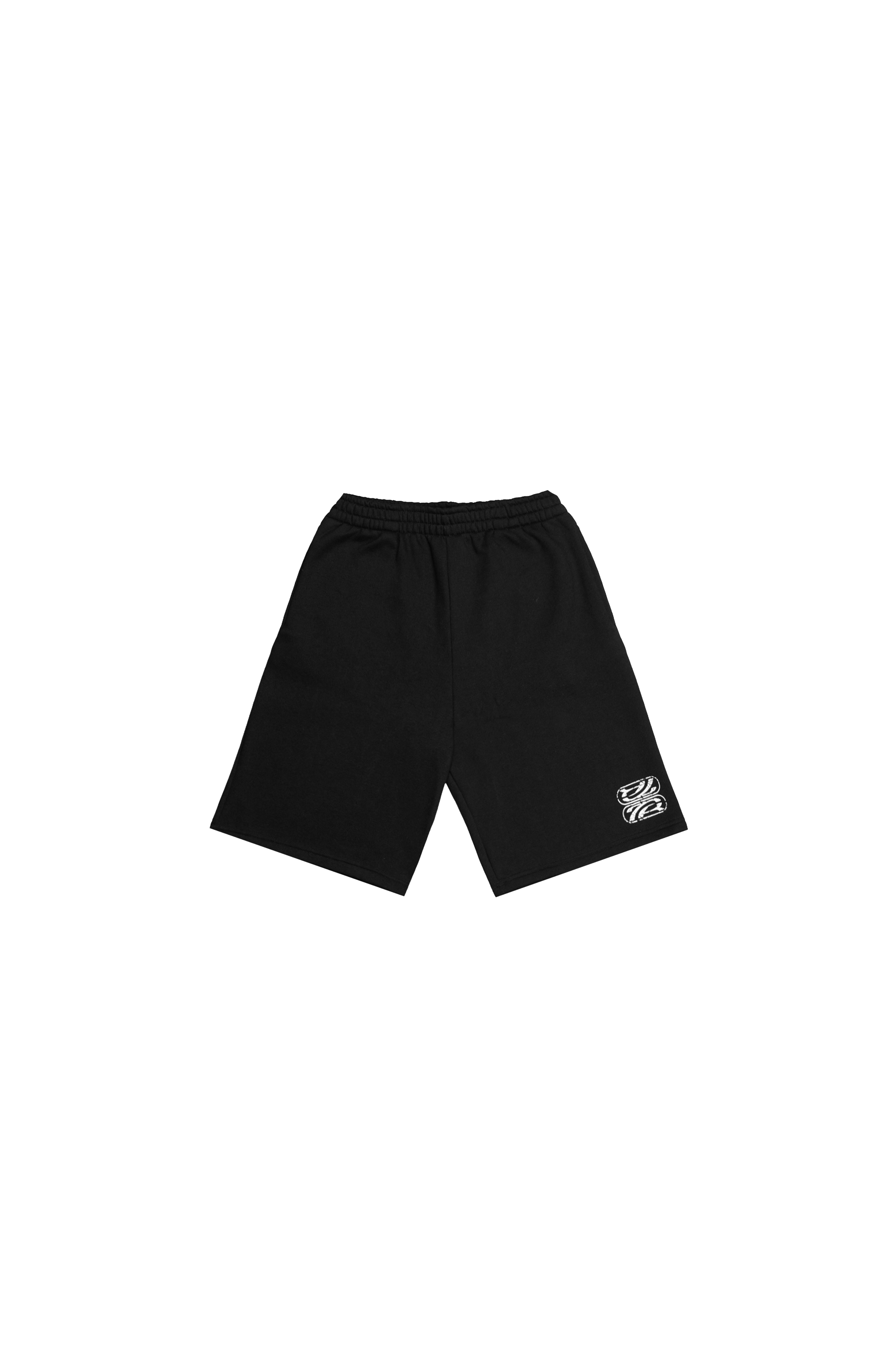 Motion Black Sweatshrit Shorts