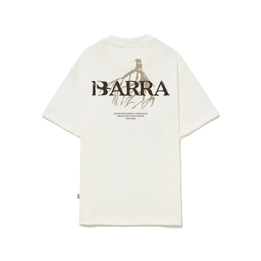 Camiseta Barra Raizes Institucional Preta Off-White - BARRA