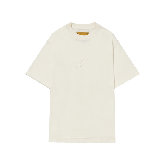 Camiseta B Garça Alto Relevo Puida Off-White - BARRA