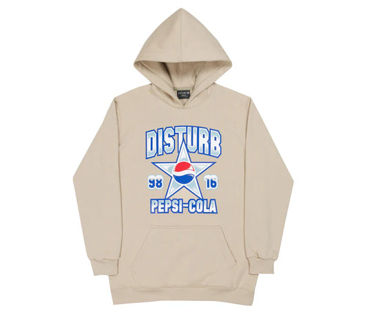 Cola Star Hoodie in Beige - Disturb