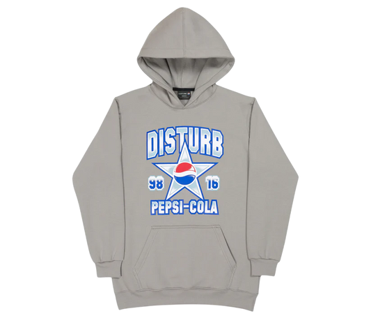 Cola Star Hoodie in Grey - Disturb