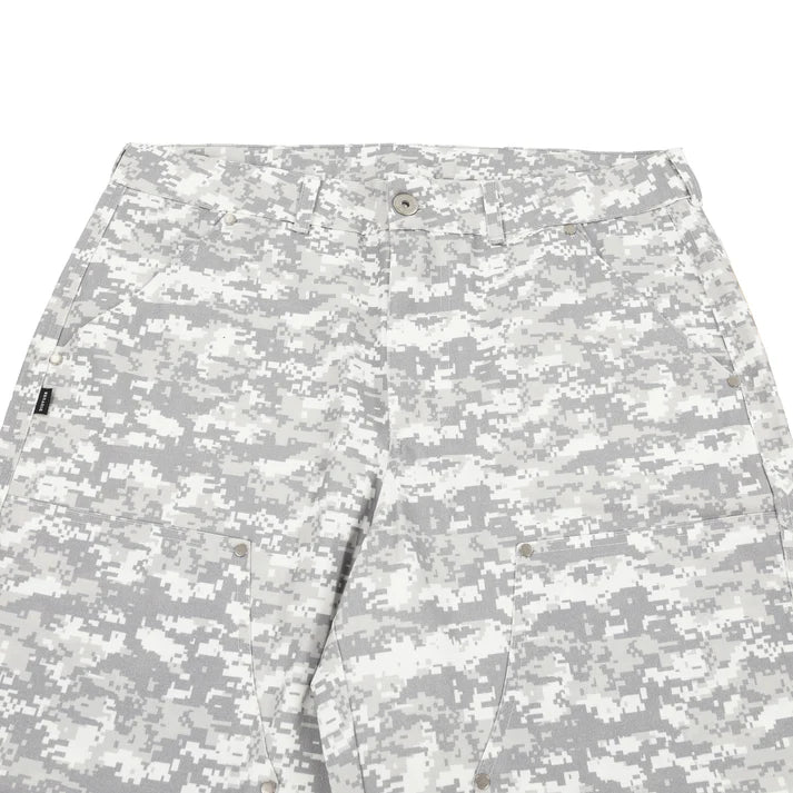 Digital Camo Shorts In Grey - DISTURB LTDA