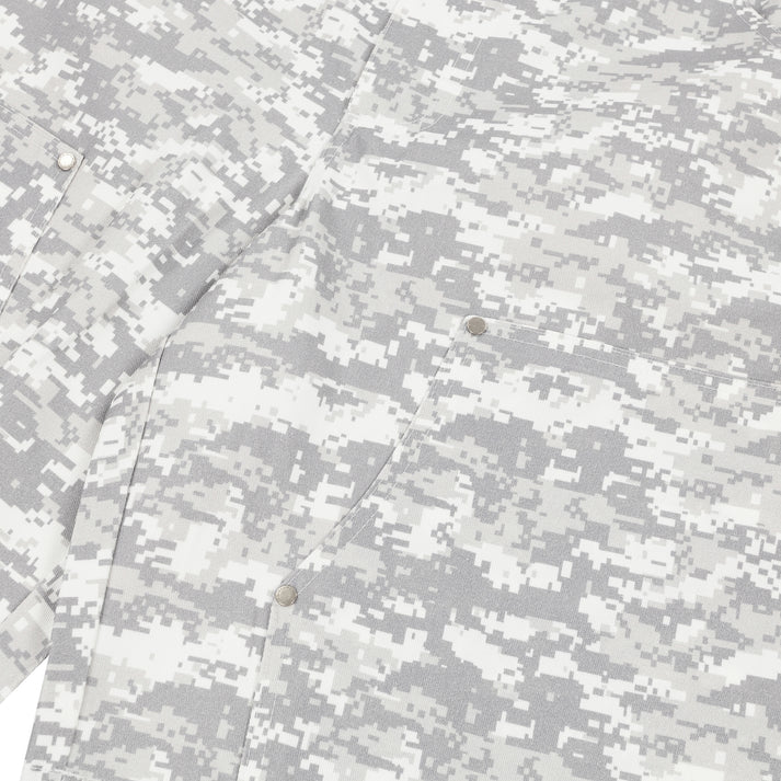Digital Camo Shorts In Grey - DISTURB LTDA