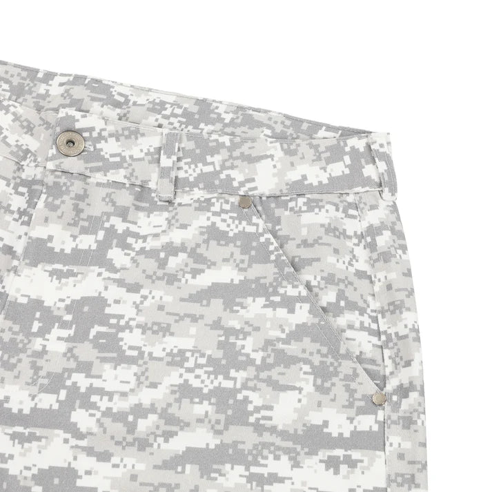 Digital Camo Shorts In Grey - DISTURB LTDA