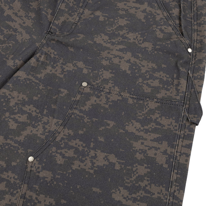 Digital Camo Shorts In Black - DISTURB LTDA