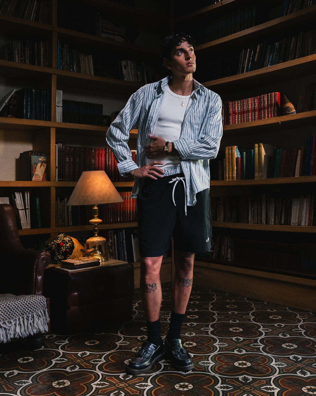 Short “Logo” Preto