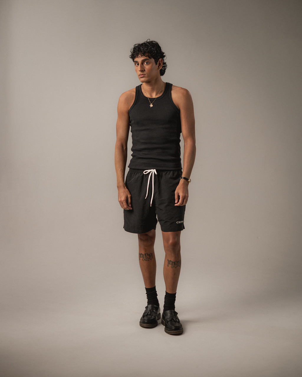 Short “Logo” Preto