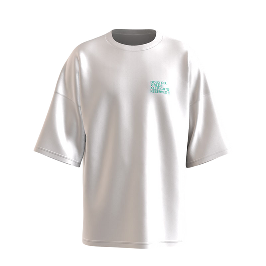 World Domination Tee in Off-White – Doux x Nildius