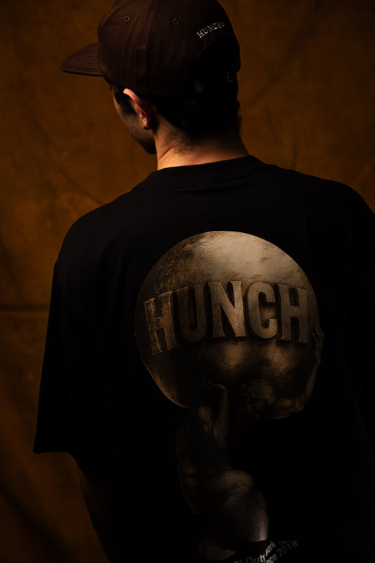 T-Shirt World Black - HUNCH