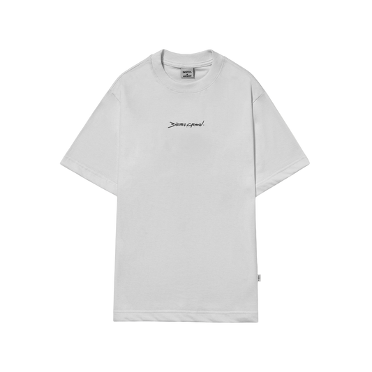 Camiseta Barra Goods Logo Handmade Cinza - BARRA