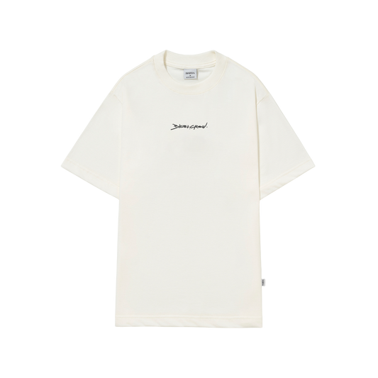 Camiseta Barra Goods Logo Handmade Off-White - BARRA