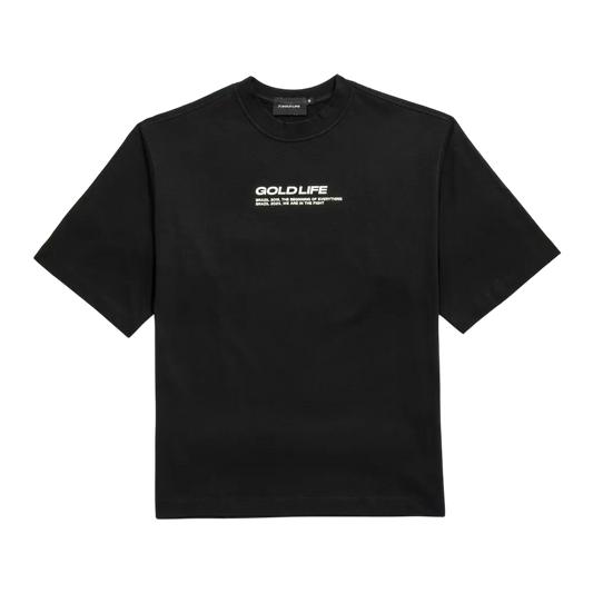 Camiseta Boxy Smoke Girl Black - Gold Life