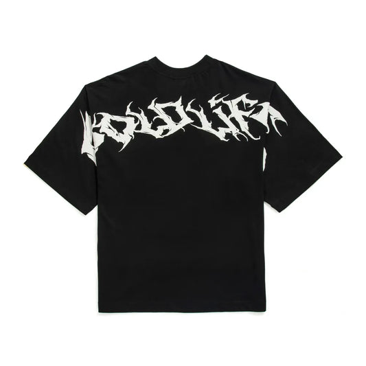 Camiseta Boxy Rockstar Full - Gold Life